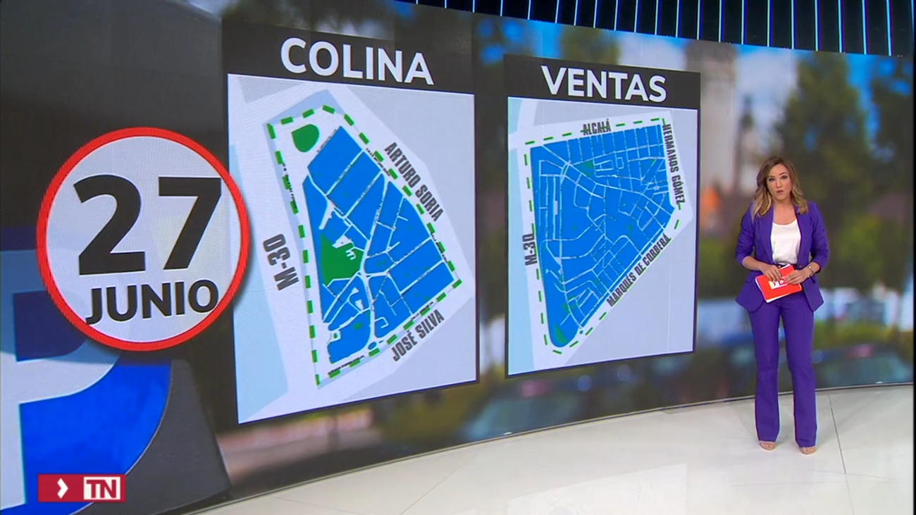 El parquímetro llegará a Ventas y Colina, en Ciudad Lineal, el  próximo 27 de junio