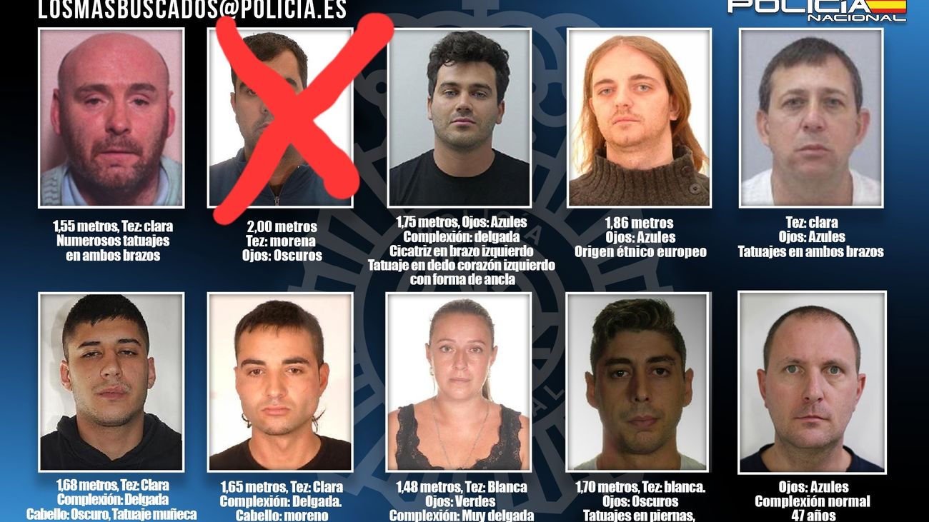 Los 9 fugitivos más buscados
