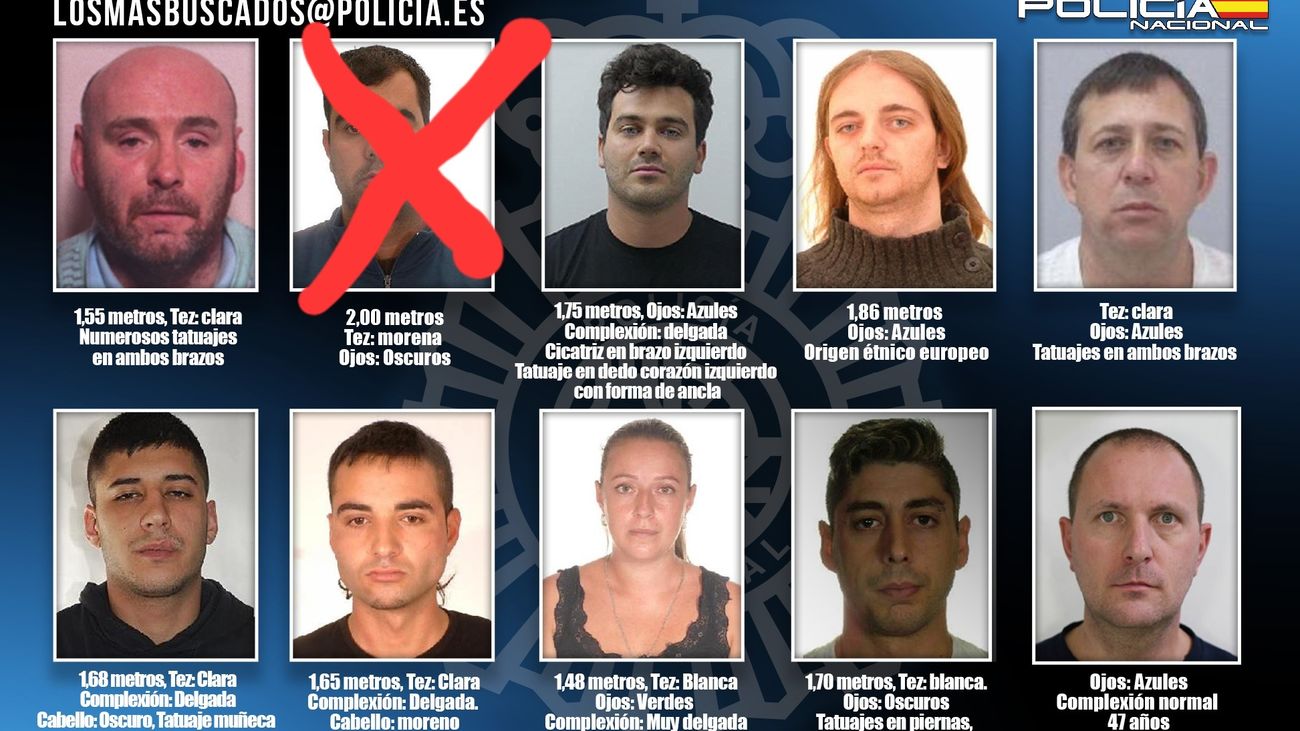 Detenido en Madrid uno de los fugitivos más buscados por la Policía Nacional