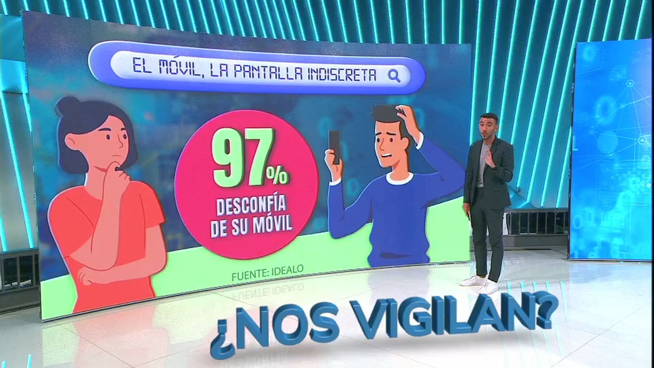Los móviles nos vigilan