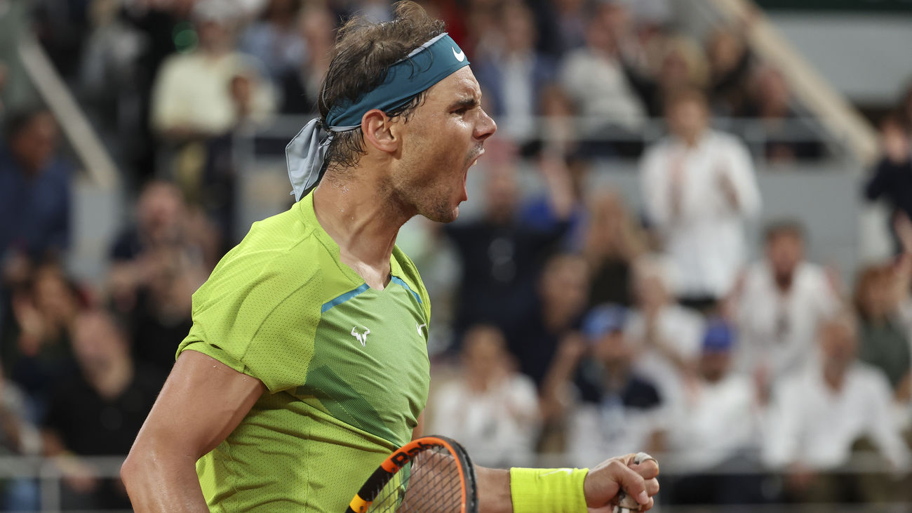 Rafa Nadal en las semifinales del Roland Garros