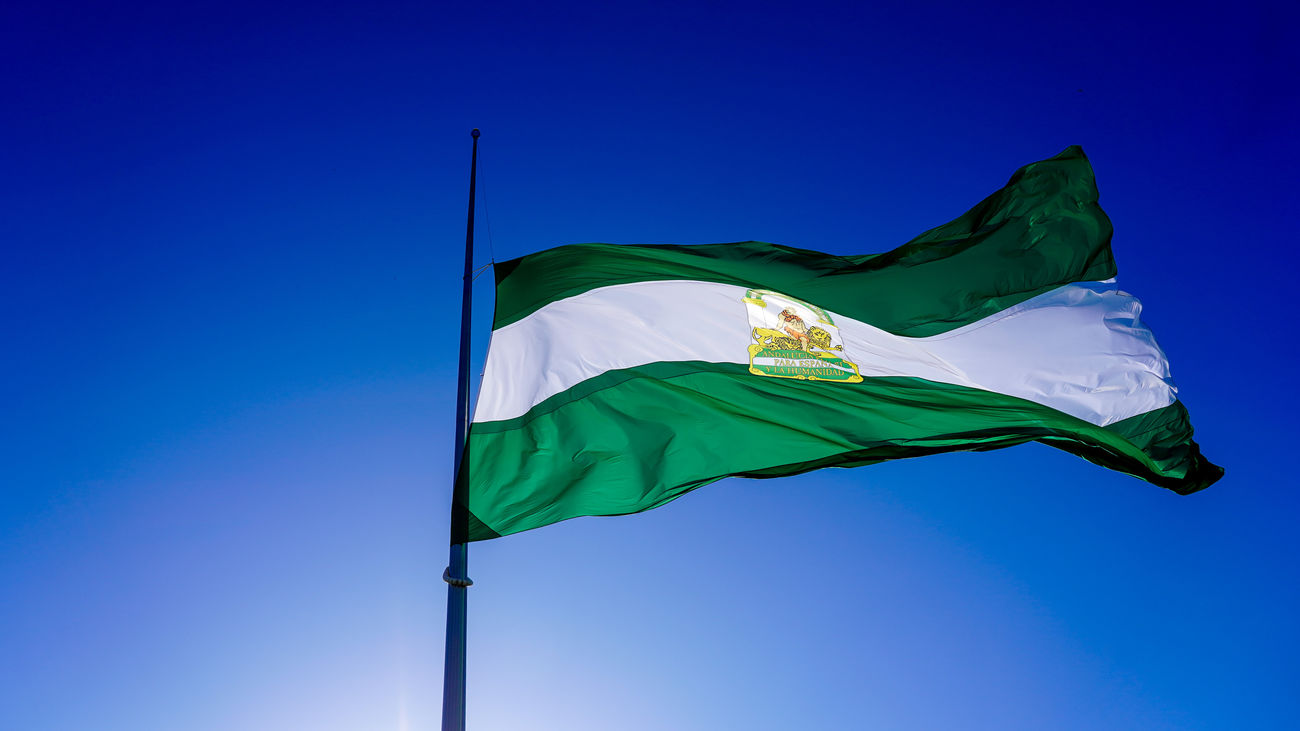 Imagen de la bandera de Andalucía