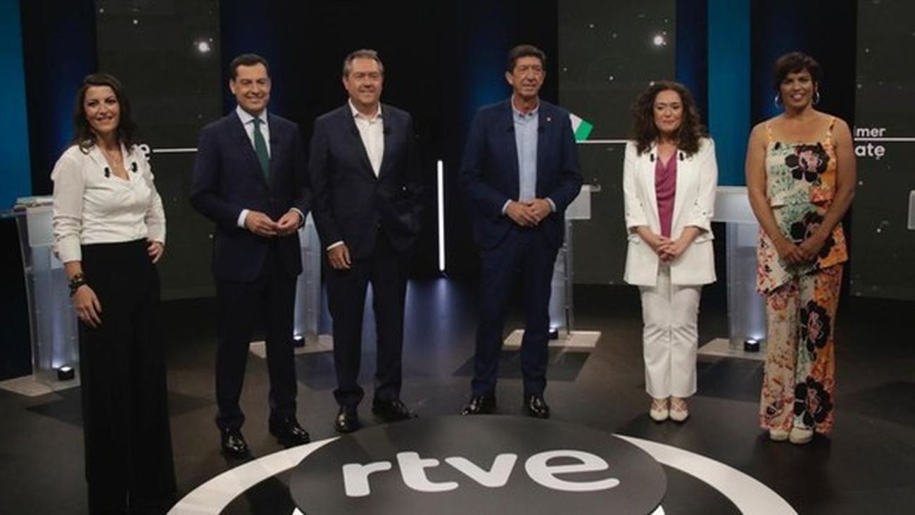 Debate de los candidatos a la Junta de Andalucía