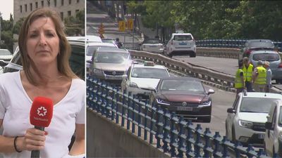 Atascos con el inicio de las obras en el puente de Raimundo Fernández Villaverde