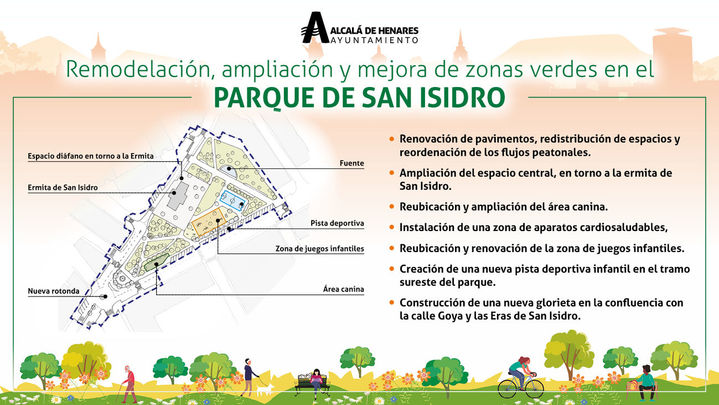 Proyecto del Parque de San Isidro de Alcalá de Henares / AYTO ALCALÁ DE HENARES
