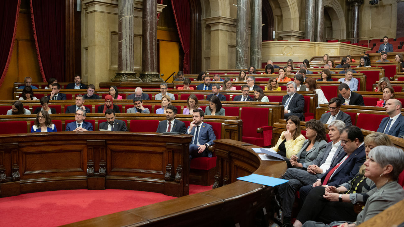 Debate de la ley del catalán en el Parlament