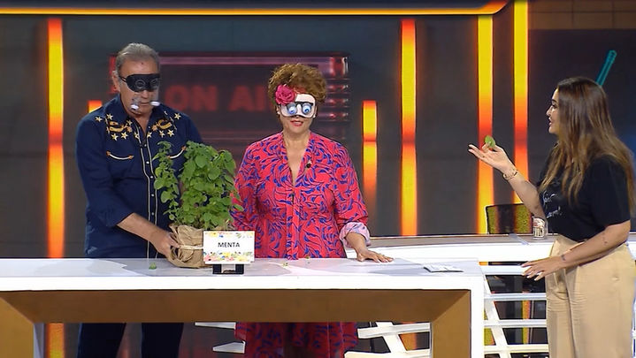 Irma Soriano, jugando en El Show de Bertín / Telemadrid