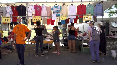 Tras tres años de espera, San Fermín estrena su nuevo mercadillo