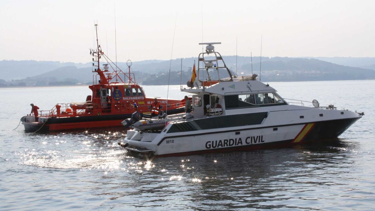 Operativo conjunto de Salvamento Marítimo y la Guardia Civil