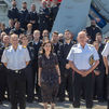 Robles visita en Rota la fragata ‘Reina Sofía’ antes de su despliegue en el Mediterráneo en la misión 'Sea Guardian' de la OTAN