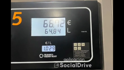 Una gasolinera de Galapagar ofrece por error el litro de diésel a 1 euro y los conductores se llevan hasta garrafas