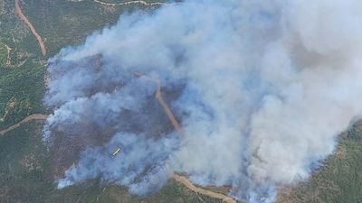 Tres bomberos heridos y miles de desalojados en el incendio de Sierra Bermeja