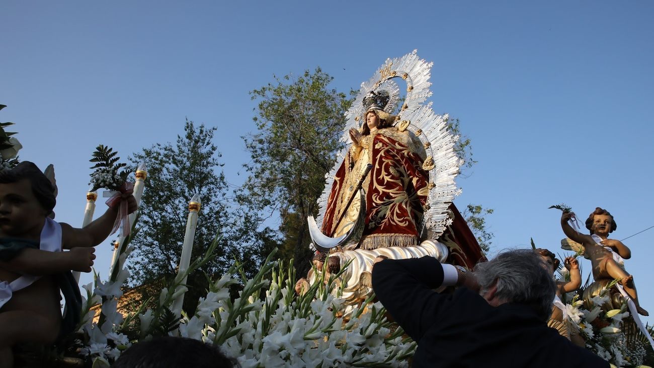 Suspenden la subida de la Virgen del Cerro de Los Ángeles en Getafe por calor extremo