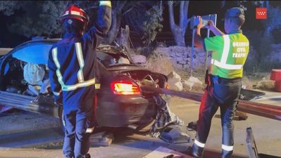 Un hombre de 34 años muere al chocar contra el guardarraíl en Moralzarzal