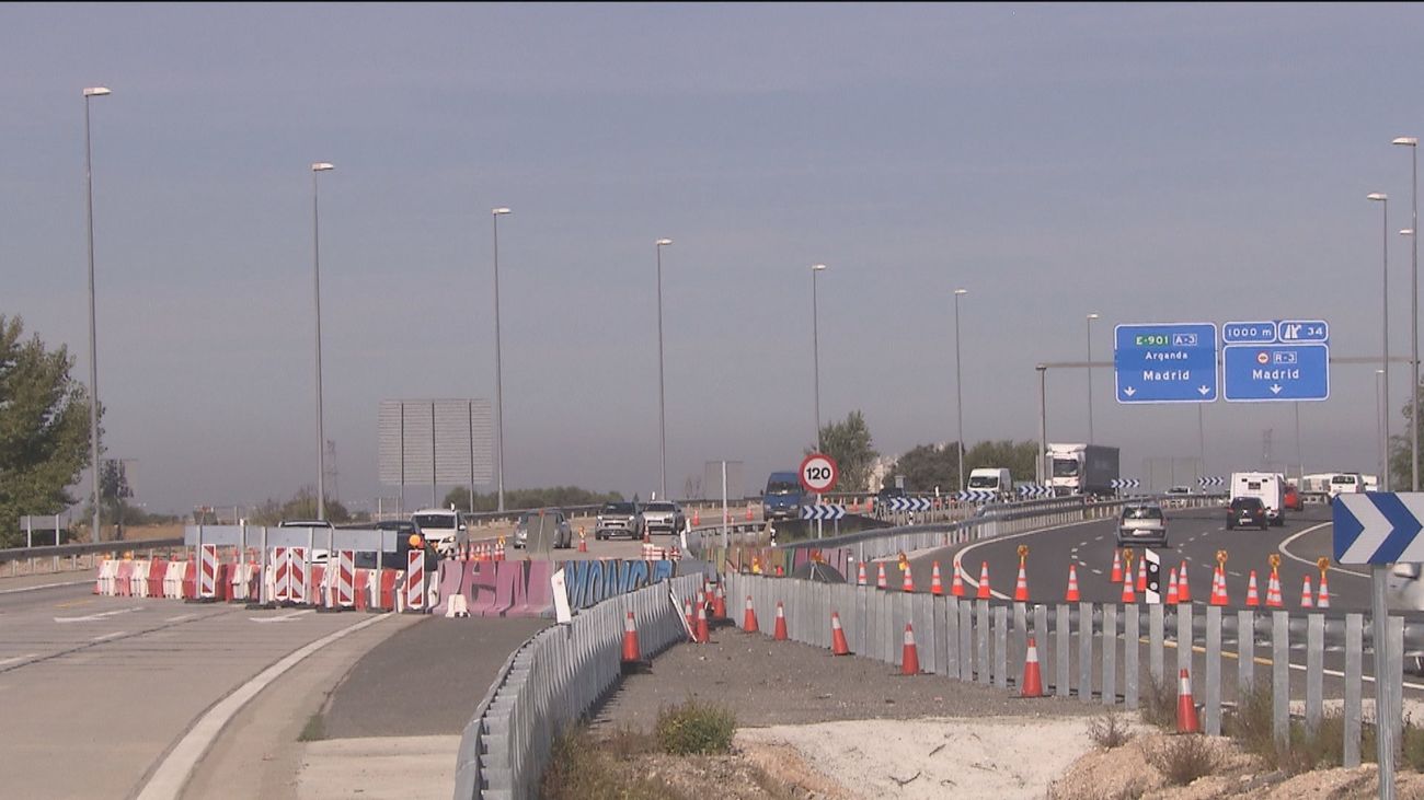 Cortados por obras cuatro kilómetros de la A-3 hasta el 30 de junio
