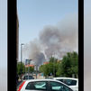 Una intensa columna de humo en Arganda alerta del riesgo de incendios