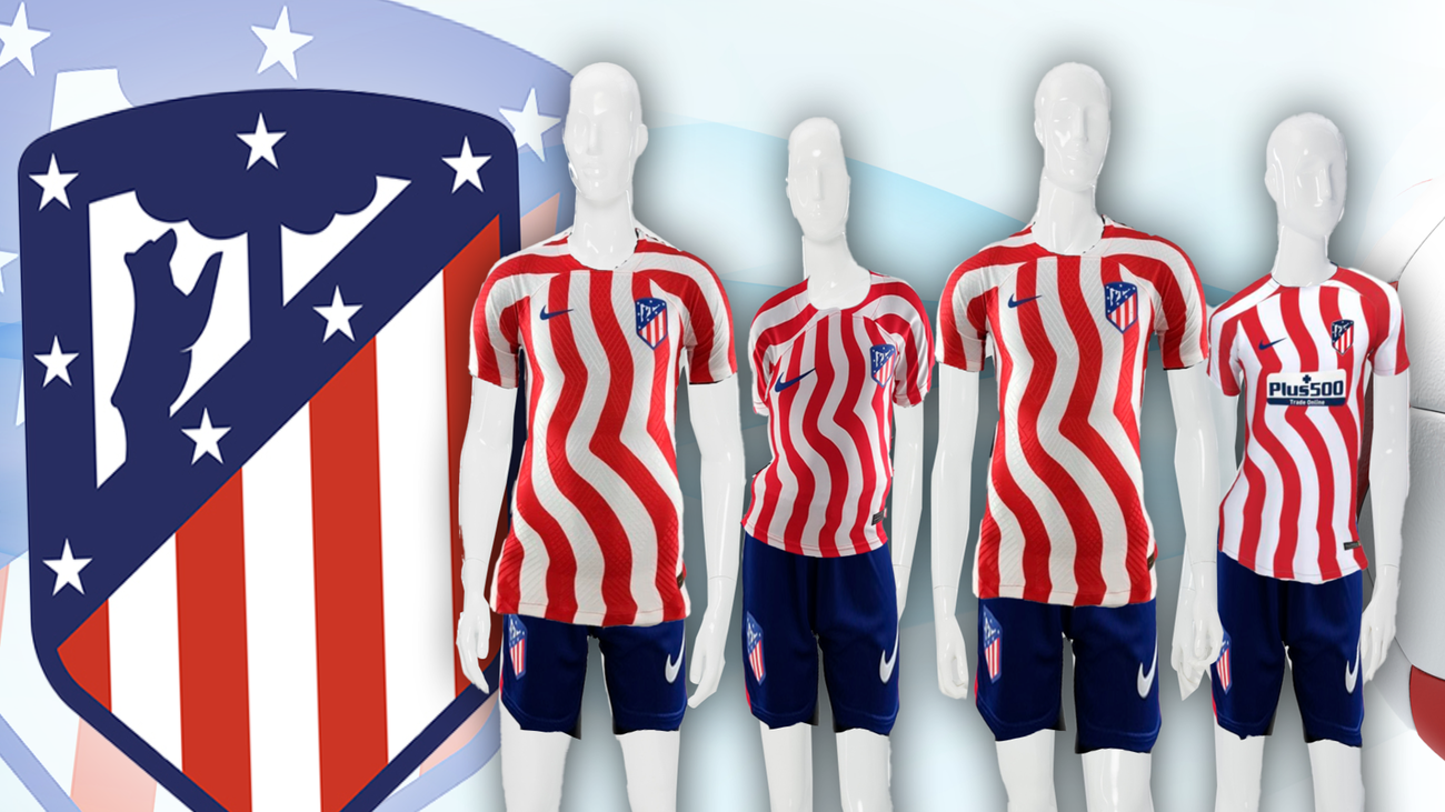 Una camiseta que tiene 'rayados' a los atléticos