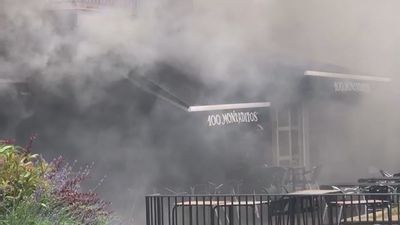 Un bar de Villanueva de la Cañada completamente calcinado antes de su desahucio