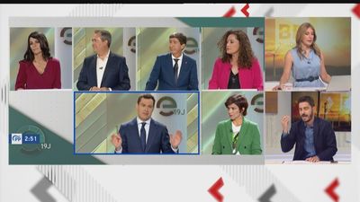 Enfrentamientos y reproches en el segundo debate de los candidatos a las elecciones andaluzas