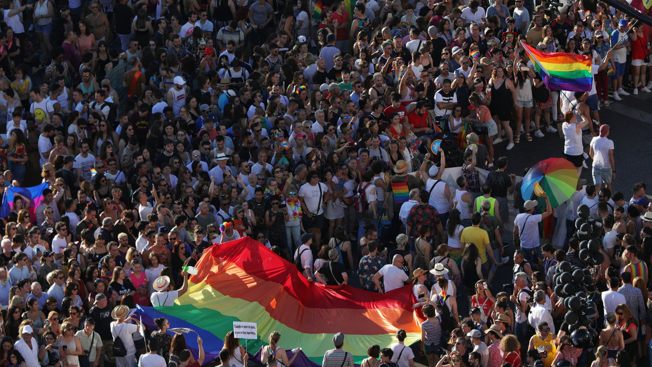 Manifestación estatal del Orgullo LGTBI en Madrid en 2019