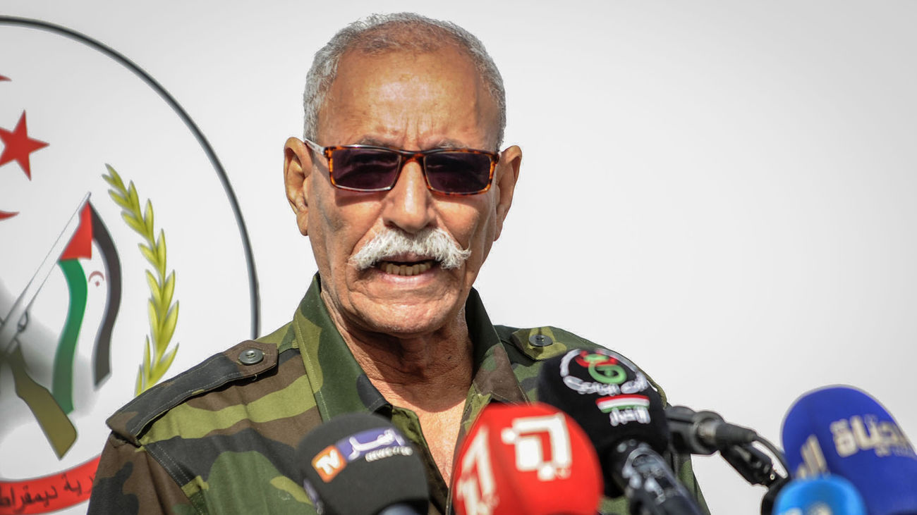 El líder del Frente Polisario, Brahim Ghali,