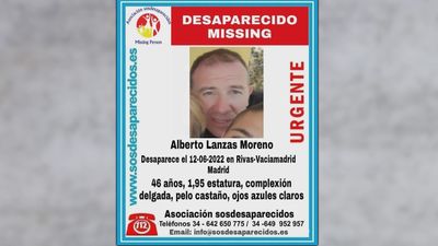Se busca a Alberto Lanzas Moreno, un hombre de 46 años desaparecido en Rivas Vaciamadrid
