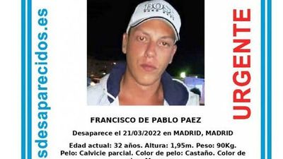 Un juez investigará la desaparición, hace tres meses en Madrid,  de un hombre que  había recibido amenazas de muerte