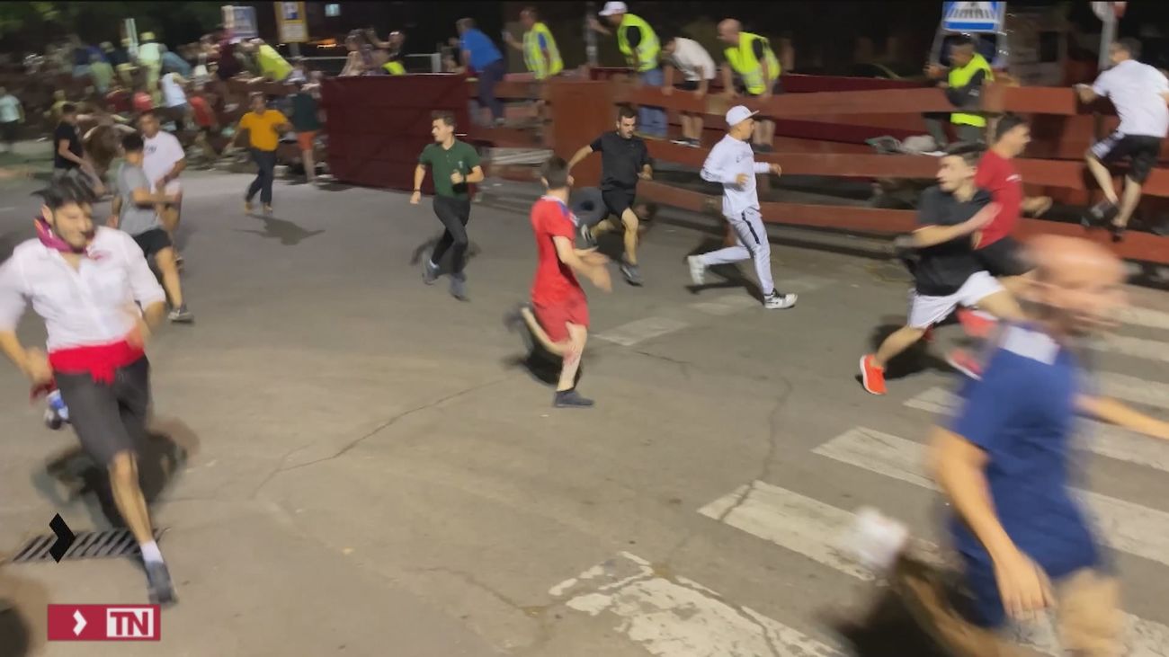 Torrejón comienza sus fiestas con un encierro nocturno