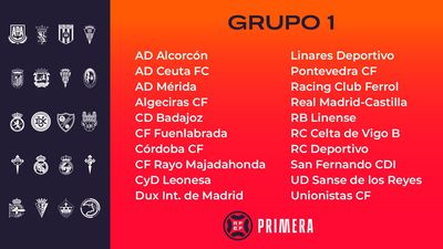 Los seis equipos madrileños de Primera RFEF, juntos en el mismo grupo