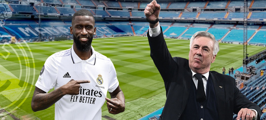 Rudiger y Ancelotti / TELEMADRID