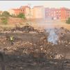 Los petardos de una boda, posible causa del incendio de pastos en Fuencarral