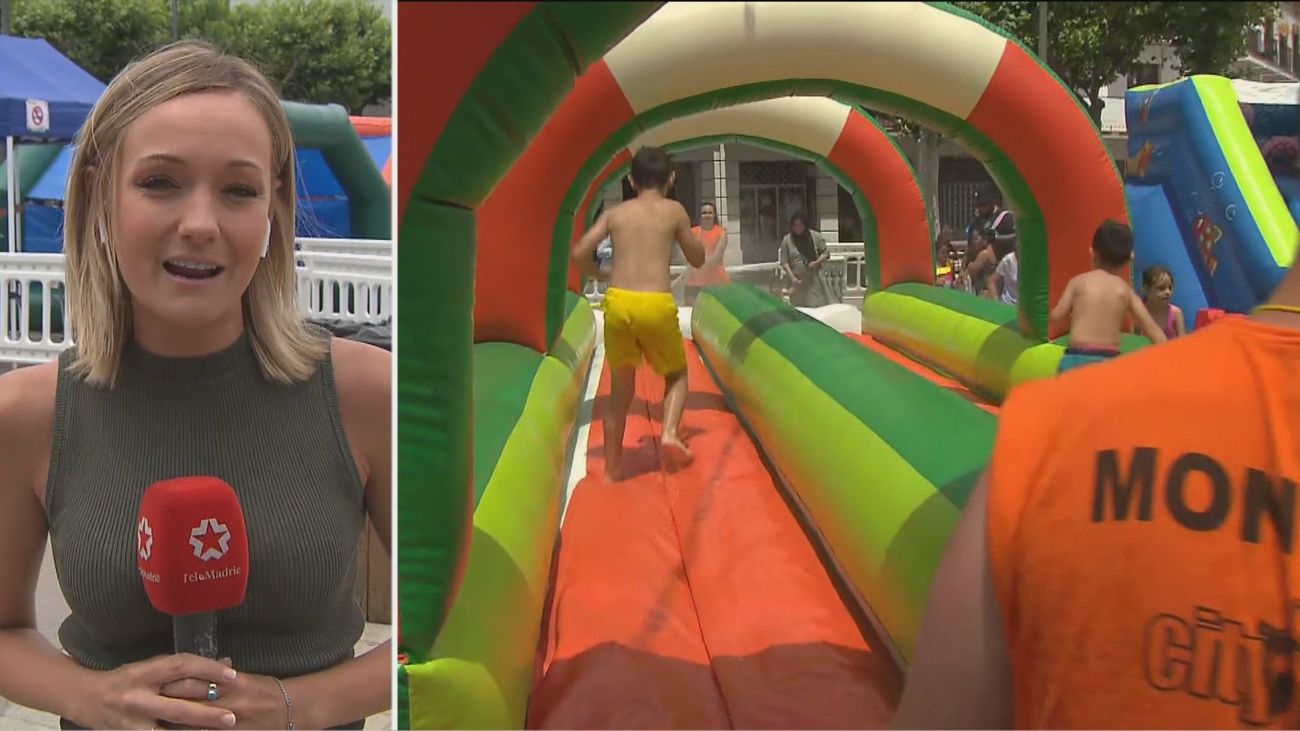 Torrejón de Ardoz celebra sus fiestas con juegos de agua para los más pequeños