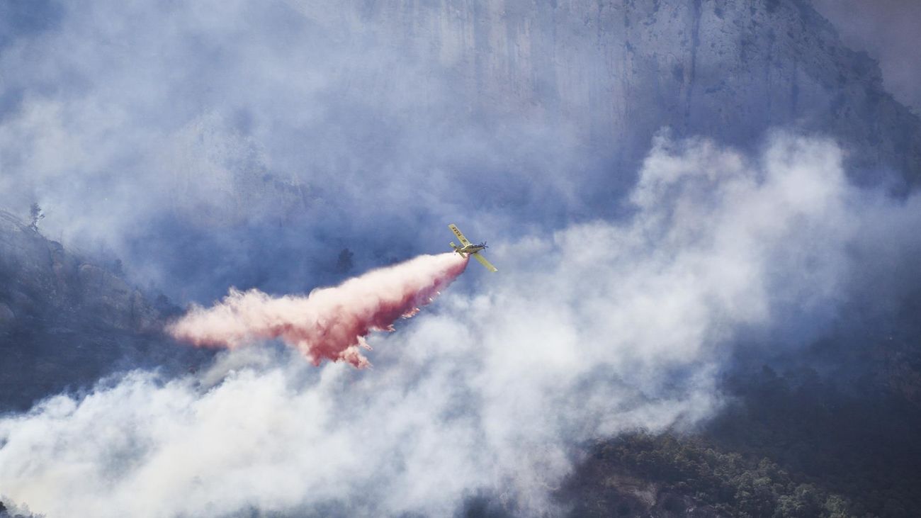 Estabilizado el incendio forestal entre Oliana y Peramola, en Lérida