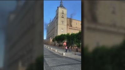 Controlado el incendio declarado en el Alcázar de Toledo