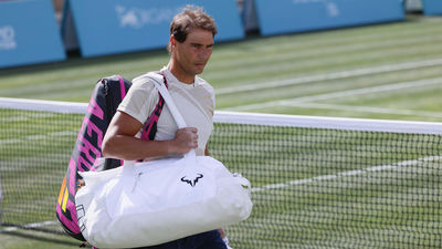 Nadal ya se entrena en Wimbledon