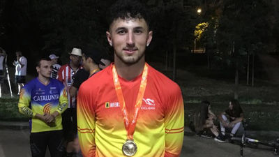 El madrileño Pablo García, campeón de España de BMX Racing