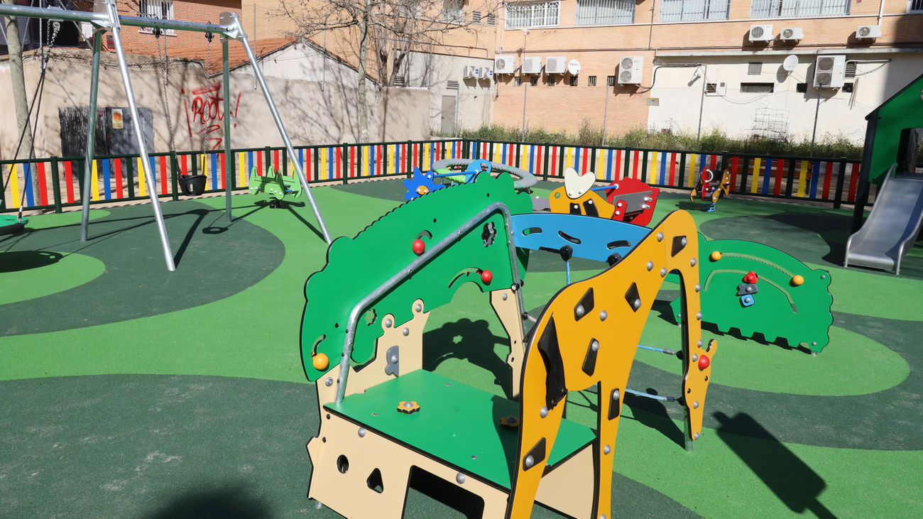 Área infantil en el Parque de Cataluña