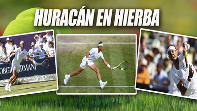 Nadal se exhibe en hierba tres años después