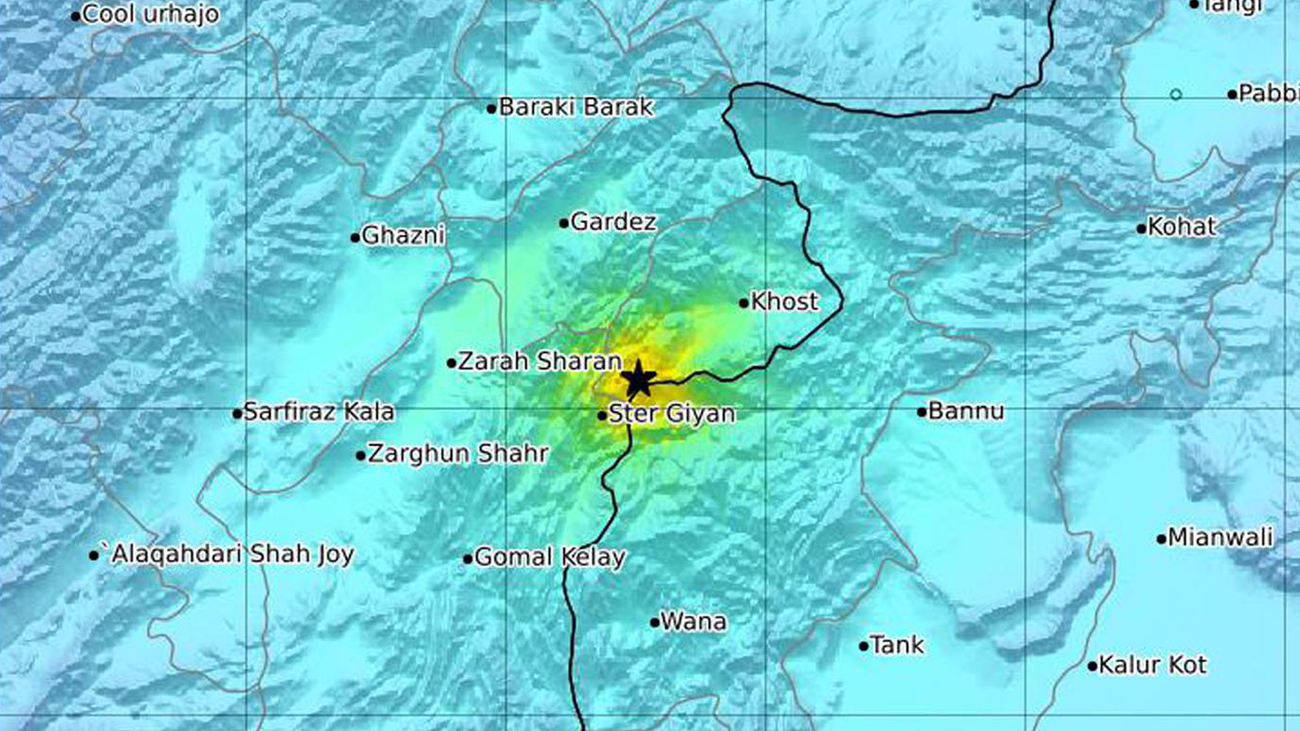 Un terremoto de magnitud 6,1 ha sacudido el este de Afganistán
