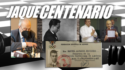 Manuel Álvarez, un ajedrecista de 100 años