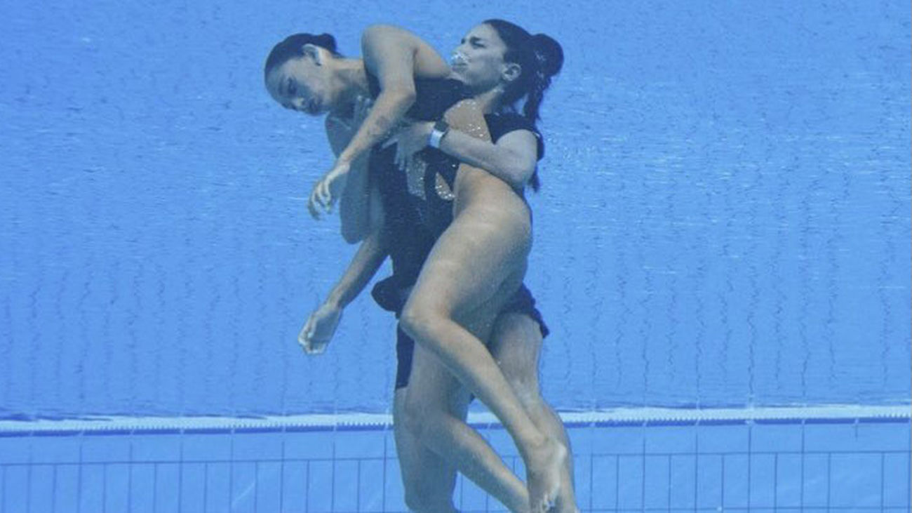 Andrea Fuentes y Anita Álvarez