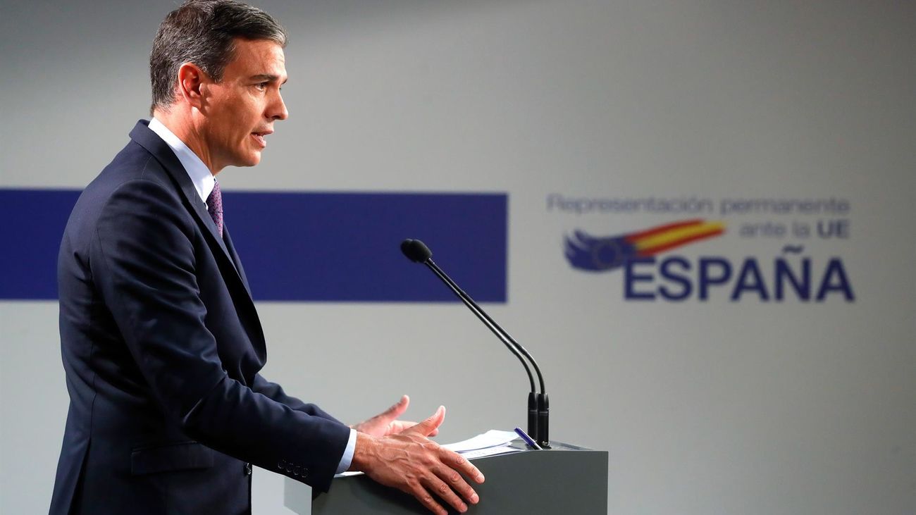 Pedro Sánchez en Bruselas
