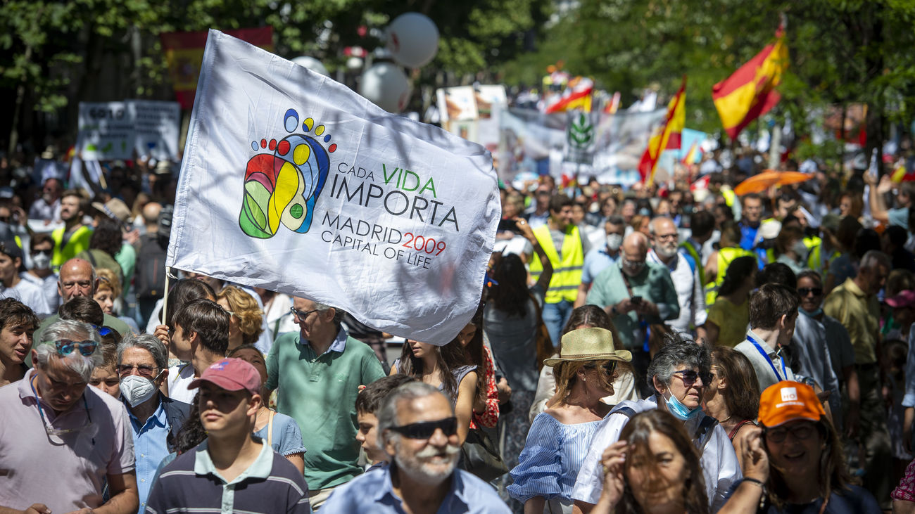 Miles de personas salen a la calle para defender la vida contra la ley del aborto