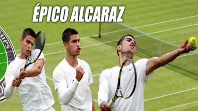 Alcaraz suda ante Struff en el debut en Wimbledon