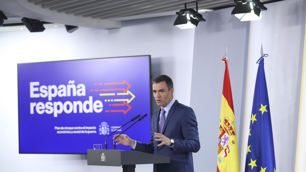 Pedro Sánchez tras el Consejo de Ministros extraordinario