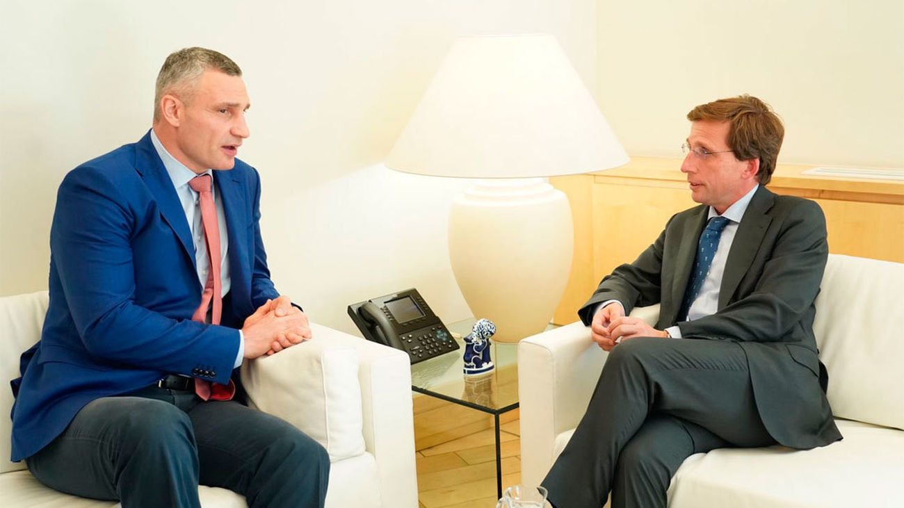 Almeida se reúne con el alcalde de Kiev para trabajar en la firma de un acuerdo de hermanamiento entre las dos ciudades