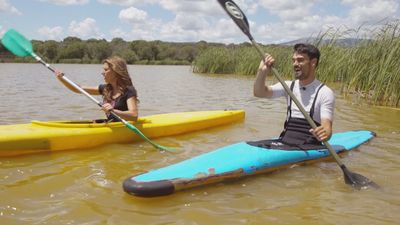 Ruta en piragua por el embalse Los Arroyos