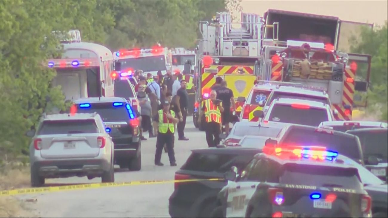 Casi medio centenar de muertos en un camión de inmigrantes en Texas
