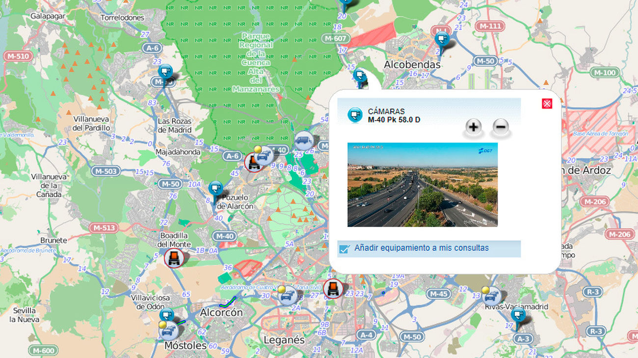 Cómo saber en tiempo real si hay cortes en M-11, A-2 y M-40 por la cumbre de la OTAN