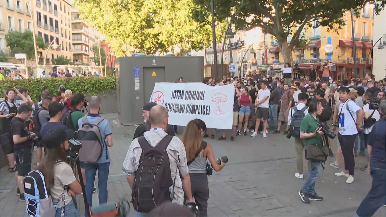Escasa asistencia a las concentraciones anti OTAN en el centro de Madrid